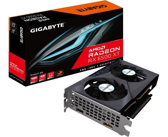 VGA PCIE16 RX6500XT 4GB GDDR6/GV-R65XTEAGLE-4GD GIGABYTE