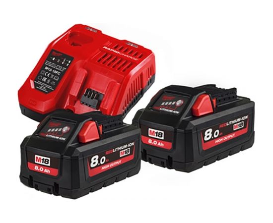 Milwaukee M18 HNRG-802 Akumulatori un lādētaja komplekts