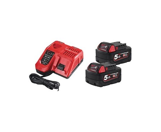 Milwaukee M18 NRG-502 Lādēšanas komplekts