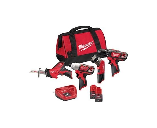 Milwaukee M12 BPP4A-202B Instrumentu komplekts