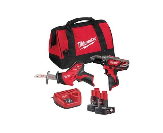 Milwaukee M12 BPP2C-402B Instrumentu komplekts