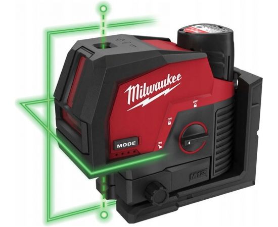 Milwaukee M12 CLLP-0C Krustlīniju lāzera līmeņrādis Mērinstrumenti, Attāluma un līmeņa mērītāji