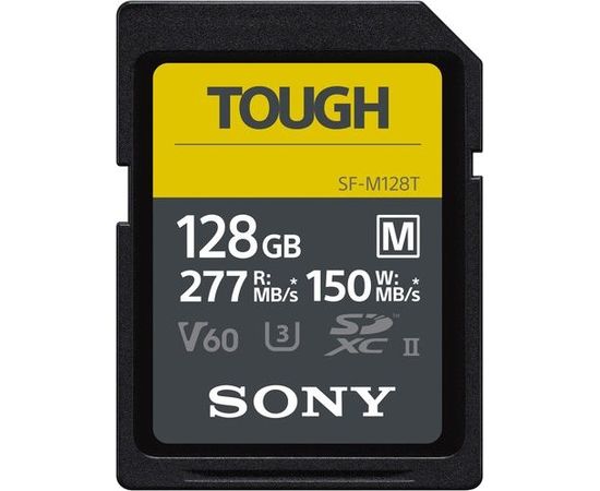 Atmiņas karte Sony SF-M Tough SDXC 128 GB Class 10 UHS-II U3 V60 (SFM128T/T1)