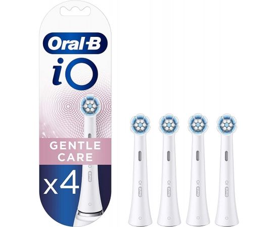 Oral-B Toothbrush Replacement Heads iO Gentle Clean Heads, For adults, Number of brush heads included 4, White