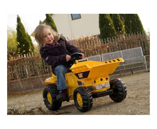 Rolly Toys Bērnu pedāļu traktors rollyKid Dumper CAT  (2,5-5 gadiem) 024179 Vācija