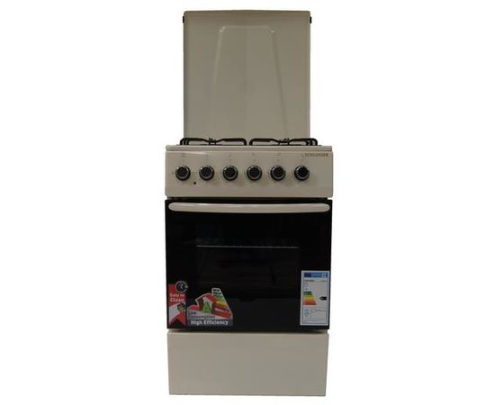 Schlosser FS4403MAZC gāzes plīts, Bēša, 50cm Gāzes Plītis