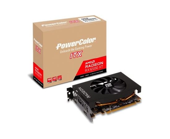 Power Color RX 6500 PowerColor Radeon RX6500 ITX 4GB GDDR6 HDMI DP - 4.096 MB