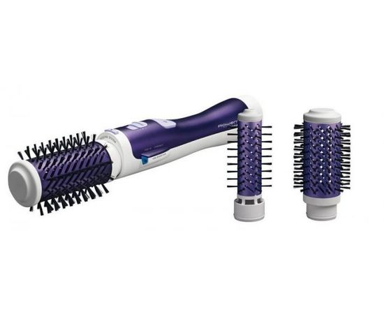 Rowenta CF9530 rotējošs matu veidotājs Brush Activ Volume&Shine, 1000W, balta/violeta