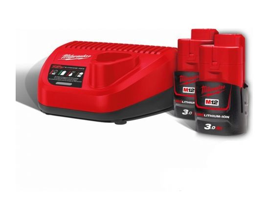 Milwaukee M12 NRG-302 Akumulators un lādētājs komplekts