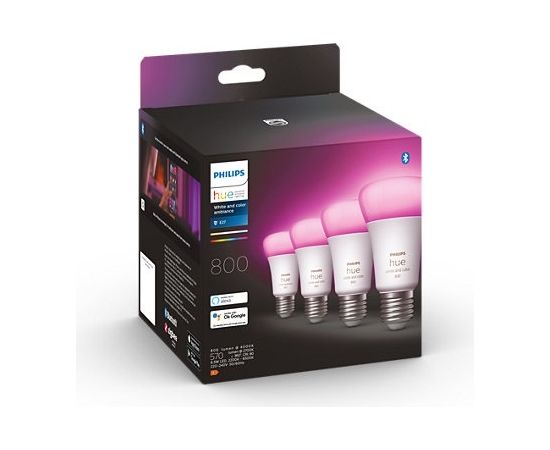 Philips Hue WCA 6,5W A60 E27 4pcs pack