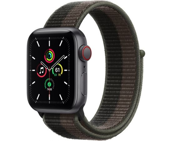 Apple Watch SE GPS + Cellular 40mm Sport Loop, space grey/tornado/grey (MKR33EL/A)