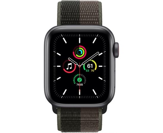 Apple Watch SE GPS + Cellular 40mm Sport Loop, space grey/tornado/grey (MKR33EL/A)