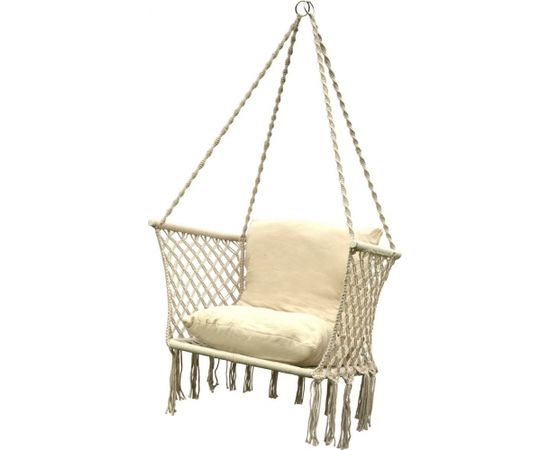 Saska Garden Šūpuļtīkls, ažūra piekarināmais krēsls 78x64 cm
