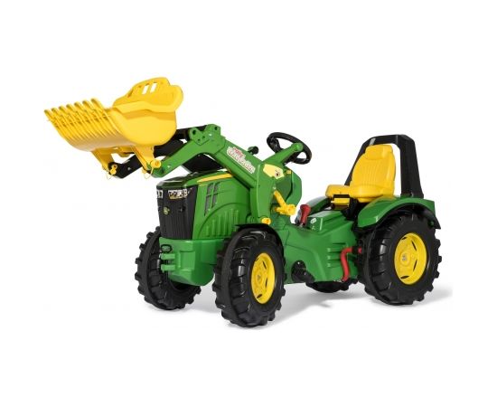 Rolly Toys Traktors ar pedāļiem  rollyX-Trac Premium John Deere 8400R ar kausu 2 ātrumi un bremze ( 3 - 10 gadiem) Vācija 651078