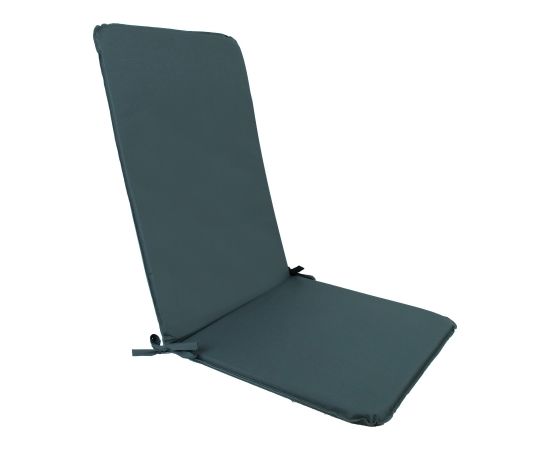 Chair pad with backrest OHIO-2 50x120x2,5cm, dark grey