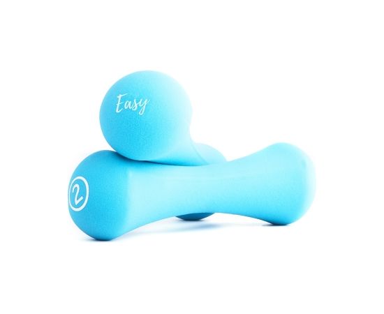 Neoprēna hanteles EASY FITNESS 2kg (2 gab.) Гантели и наборы