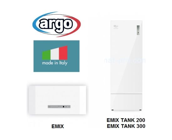 ARGO EMIX siltumsūkņa karstā ūdens sagatavošanas mezgls