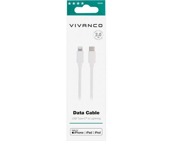 Vivanco кабель USB-C - Lightning 2 м (60085)