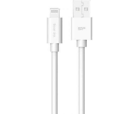 Silicon Power кабель USB - Lightning Boost Link 1 м, белый