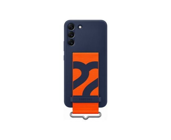 Samsung  Galaxy S22 Plus Silicone Cover with Strap Navy