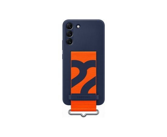 Samsung  Galaxy S22 Plus Silicone Cover with Strap Navy