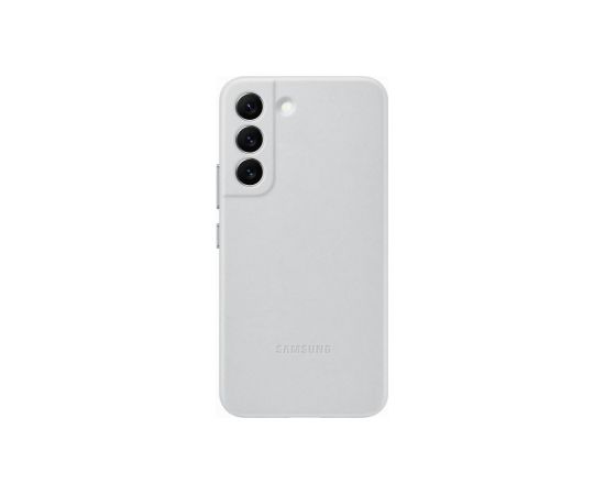 Samsung  Galaxy S22 Leather Cover Light Gray