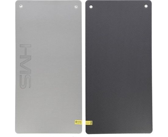 Fitnness Mat HMS Premium MFK07 Light Grey-Black, 120x60cm, EVA 15mm