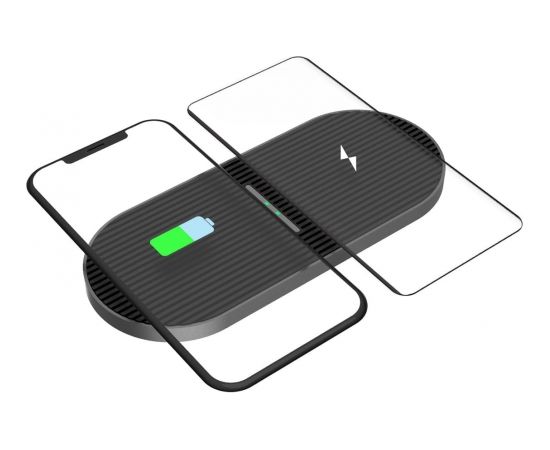 Platinet wireless charger 2x10W PWCDB