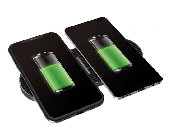 Platinet wireless charger 2x10W PWCDB