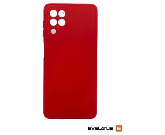 Evelatus  Samsung galaxy A22 4G Silicone case wih bottom Red