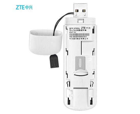 ZTE MF833U1 USB Modem LTE Dongle (GSM/WCDMA/LTE)