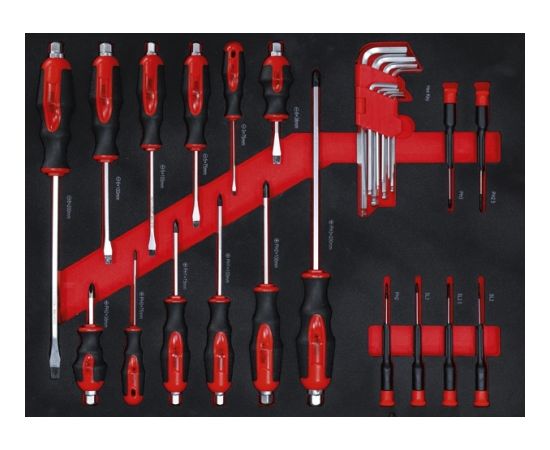 Darbnīcas ratiņi | 6 atvilktnes | 1 sānu durvis | ar 158 instrumentiem BGS Technic-6055