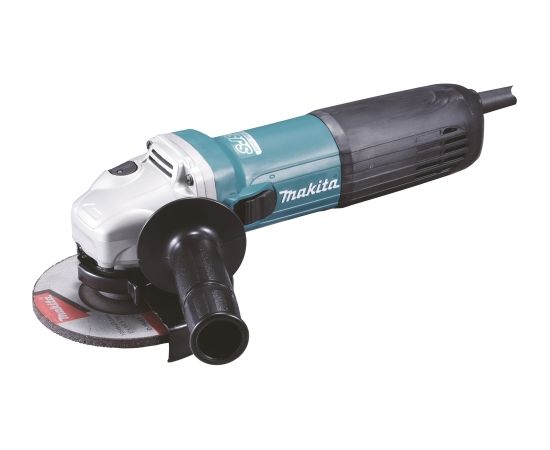 Leņķa slīpmašīna, 1100 W, 125 mm, SJS², Zemu vibrāciju rokturis, SUPER FLANGE, AVT, ANTI RESTART FUNCTION GA5040RF01 Makita