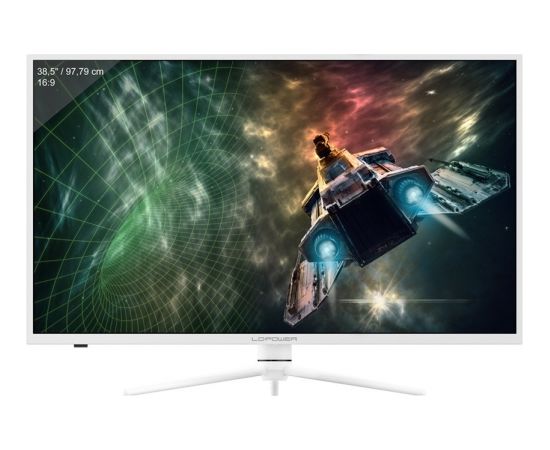 97,79cm/38,5'' (2560x1440) LC-Power LC-M39-QHD-165-C LED Monitor Gaming Curved 16:9 1ms 165Hz 2xHDMI 2xDisplayPort VESA QHD White