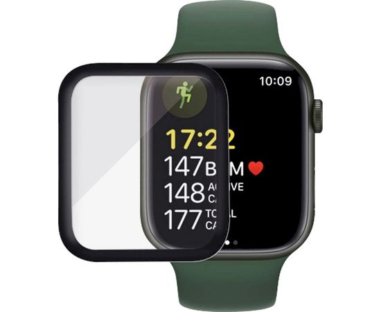 Fusion Nano 9H защитное стекло для экрана часов Apple Watch 7 41mm черное