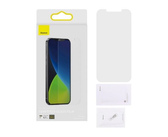 Tempered glass 0.3mm Baseus for iPhone 12 Pro Max - 2020 (2pcs)