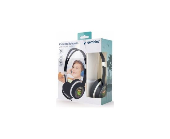 Gembird Kids Headphones with Volume Limiter Black