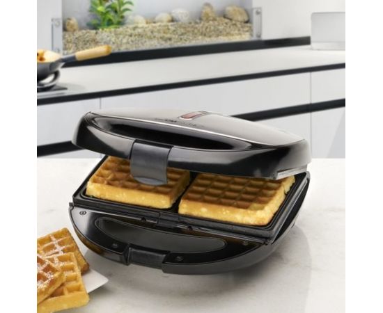 Clatronic ST/WA 3670 sandwich maker 800 W Black,Stainless steel