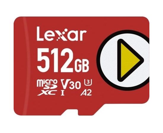 MEMORY MICRO SDXC 512GB UHS-I/PLAY LMSPLAY512G-BNNNG LEXAR