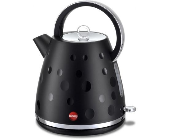 ELDOM DROPPY kettle, 2000 W, capacity 1.7 l, mesh filter, black
