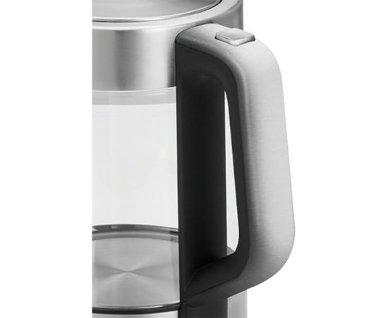 ProfiCook PC-WKS 1107 G electric kettle 1.5 L 2200 W Black, Stainless steel