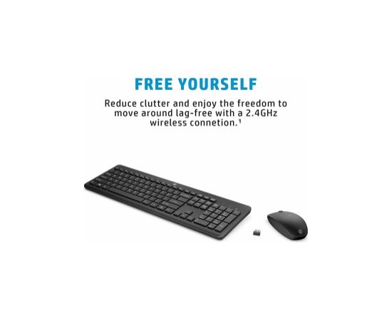 HP 230 Mouse and Keyboard Combo Black