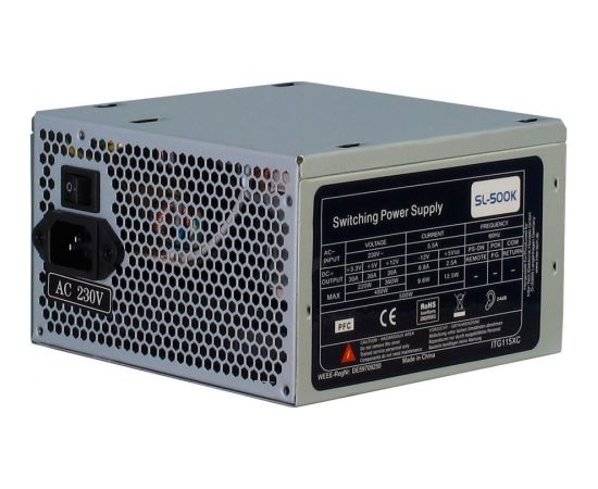 Power Supply INTER-TECH SL-500K, 500W, 120mm fan, bulk