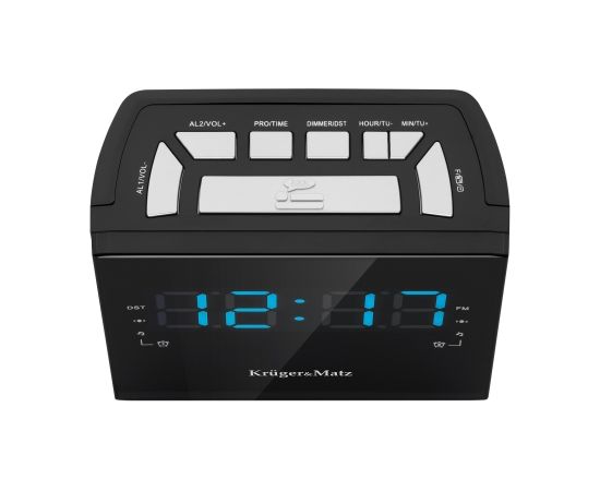 Kruger&matz Kruger & Matz KM0812 radio Clock Digital Black