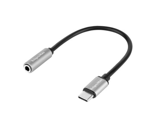 Kruger&matz Kruger & Matz USB-C uz 3.5mm Audio Adapteris Telefoniem 17,5 cm Sudraba