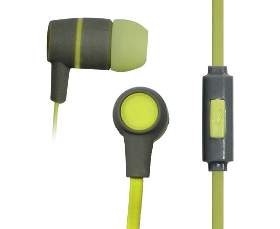 Vakoss SK-214G headphones/headset In-ear Green, Grey