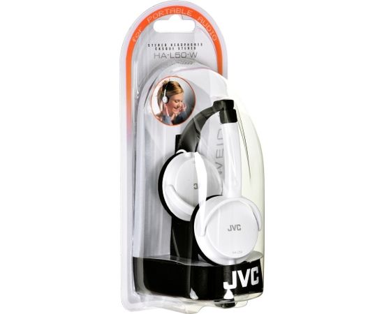 JVC HA-L50W Light weight (white) Headphones