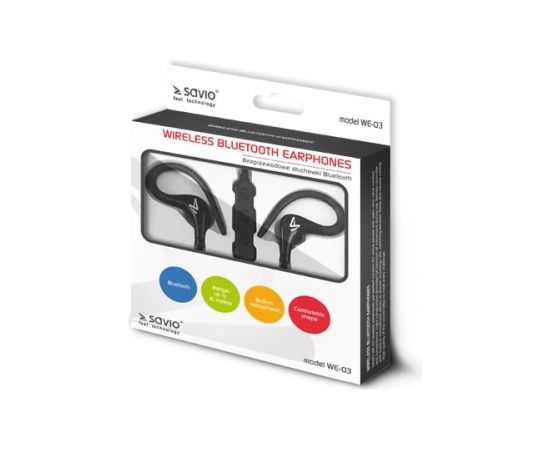 Savio WE-03 Wireless Bluetooth Earphones