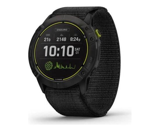 Garmin Enduro,Black DLC w/Black Sport Loop Band,GPS Watch,WW