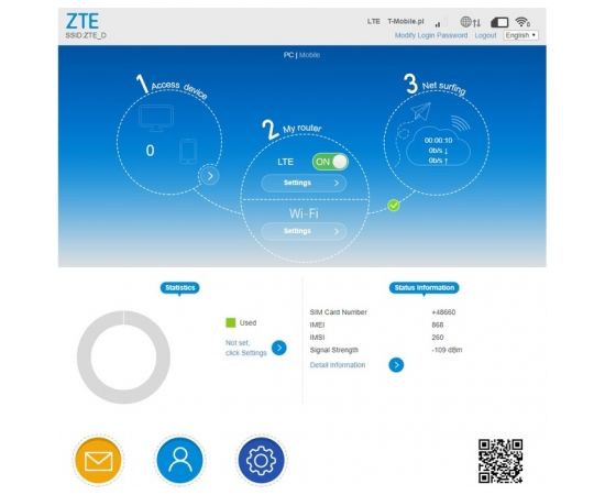 ZTE LTE MF79U cellular network device Cellular network modem